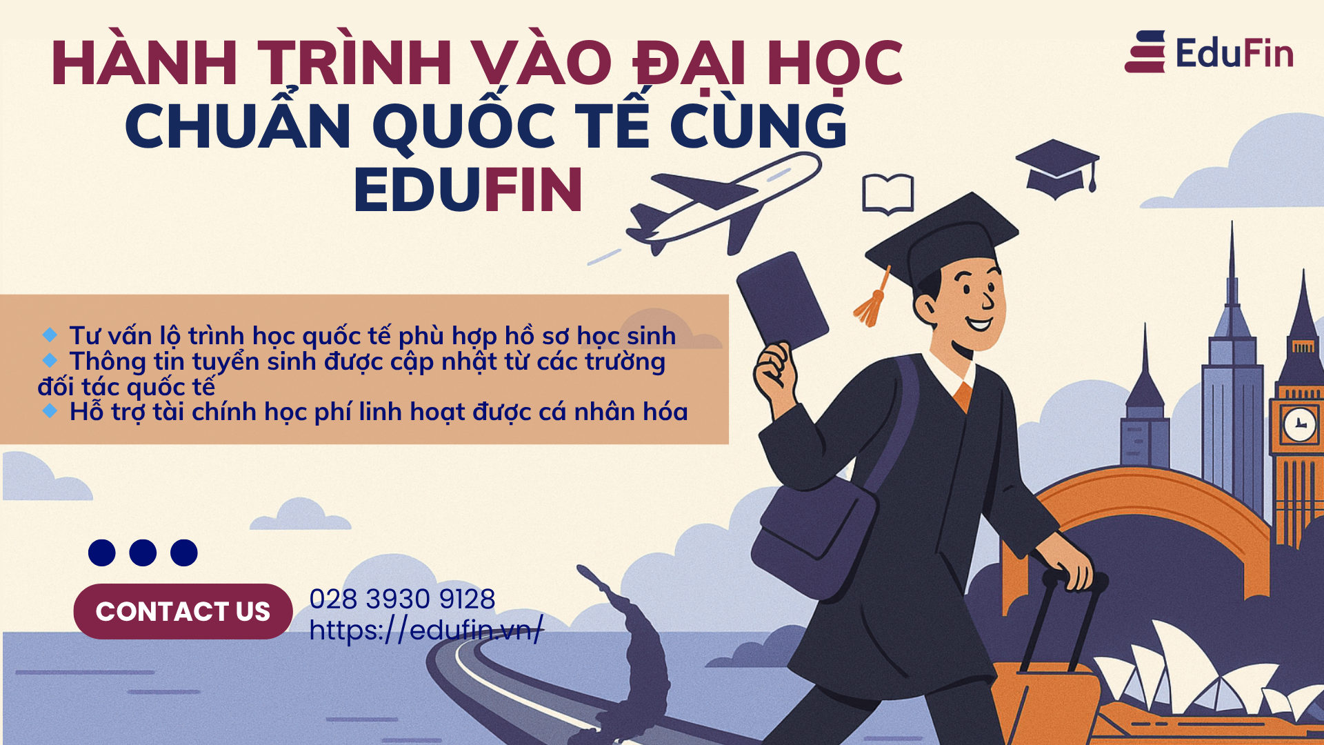 Mở Rộng Hành Trình Đại Học Quốc Tế Ngay Tại Việt Nam – Đồng Hành Cùng EduFin